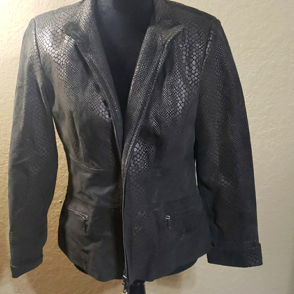 Alfani Leather Jacket